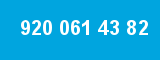 920 061 43 82 920 061 43 82
